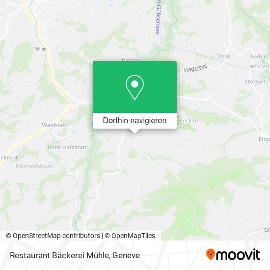 Restaurant Bäckerei Mühle Karte