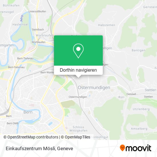 Einkaufszentrum Mösli Karte