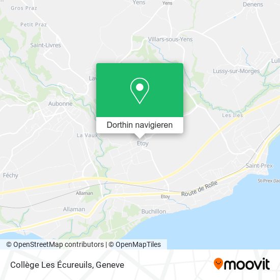 Collège Les Écureuils Karte