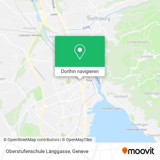 Oberstufenschule Länggasse Karte