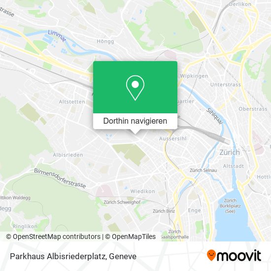 Parkhaus Albisriederplatz Karte