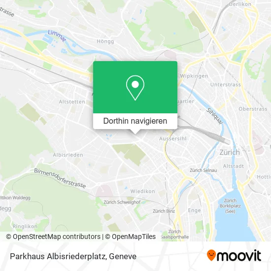 Parkhaus Albisriederplatz Karte