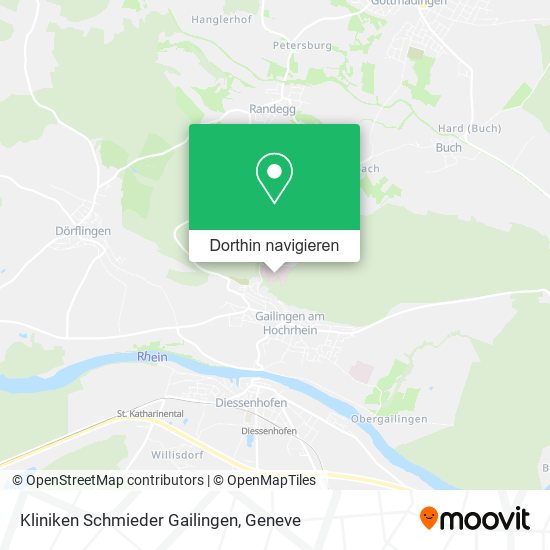 Kliniken Schmieder Gailingen Karte