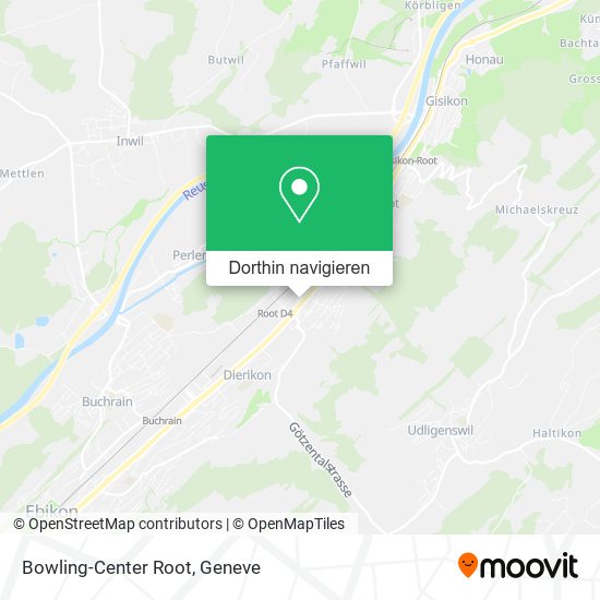 Bowling-Center Root Karte