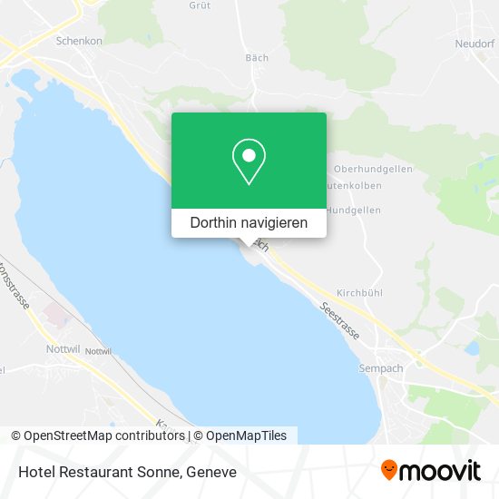 Hotel Restaurant Sonne Karte