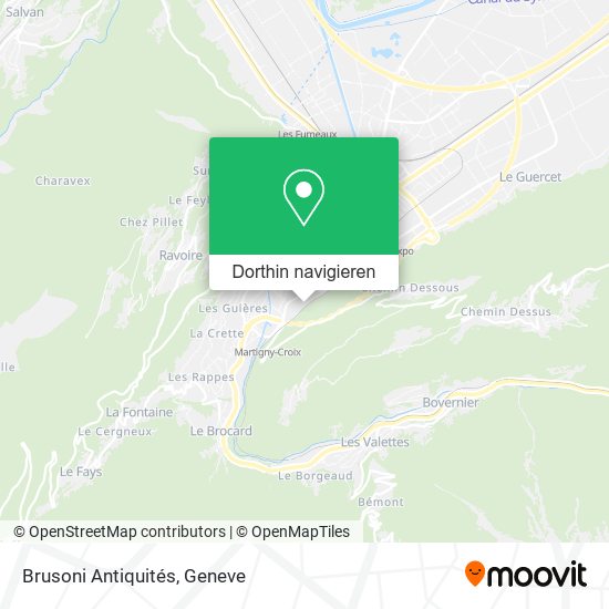Brusoni Antiquités Karte