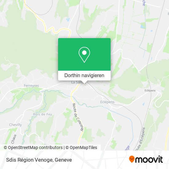 Sdis Région Venoge Karte