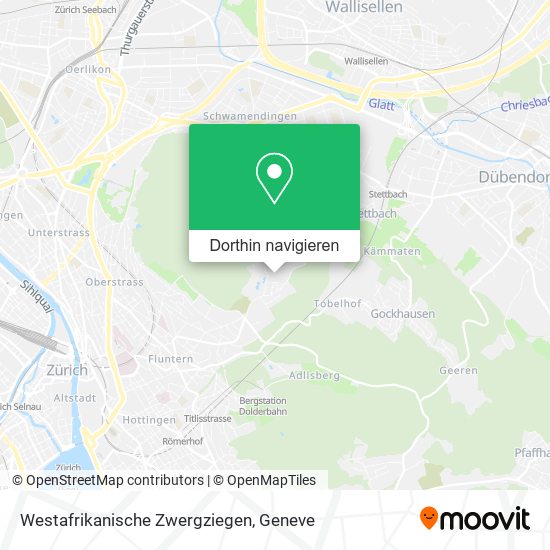 Westafrikanische Zwergziegen Karte