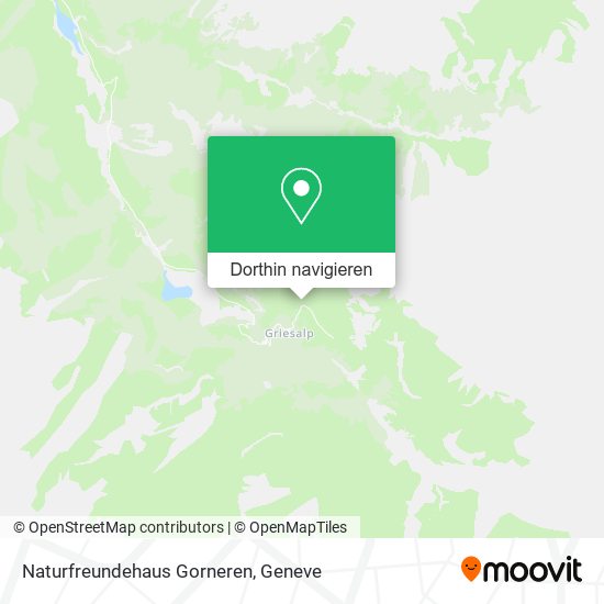 Naturfreundehaus Gorneren Karte