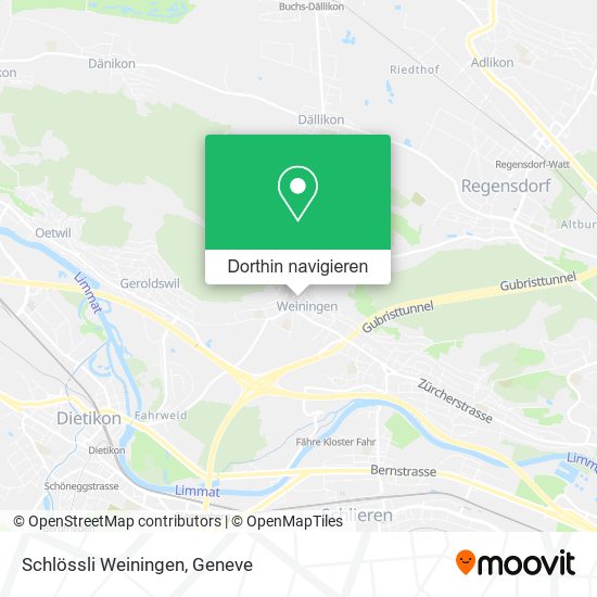 Schlössli Weiningen Karte