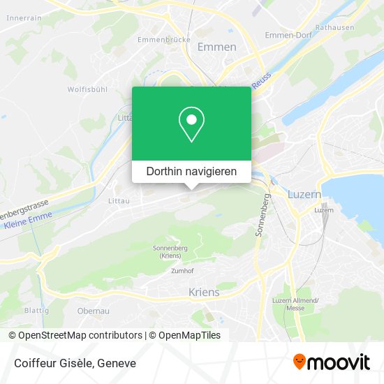 Coiffeur Gisèle Karte