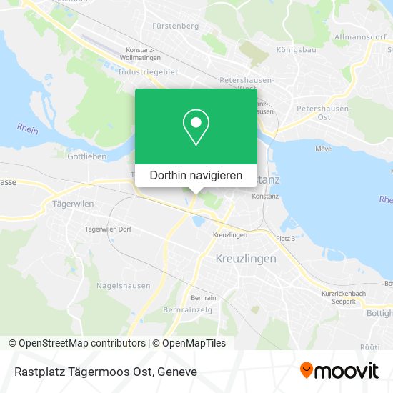 Rastplatz Tägermoos Ost Karte