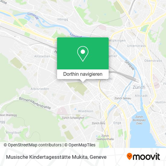 Musische Kindertagesstätte Mukita Karte