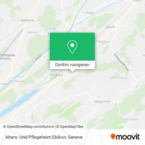 Alters- Und Pflegeheim Ebikon Karte