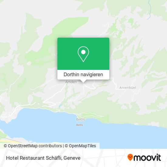 Hotel Restaurant Schäfli Karte