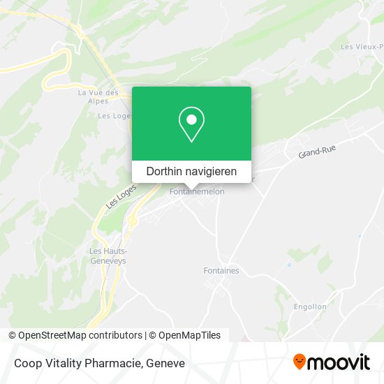 Coop Vitality Pharmacie Karte