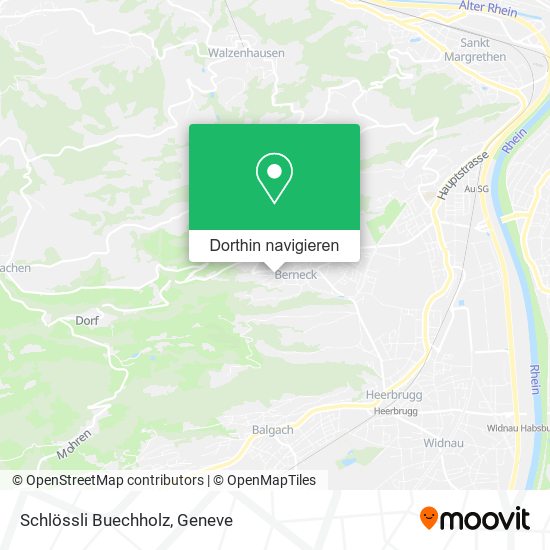 Schlössli Buechholz Karte