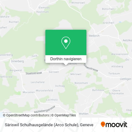 Säriswil Schulhausgelände (Arco Schule) Karte
