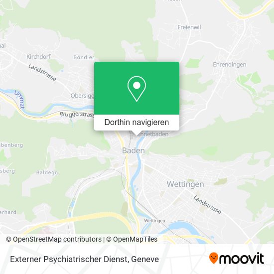 Externer Psychiatrischer Dienst Karte