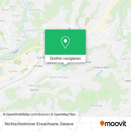 Nichtschwimmer Erwachsene Karte