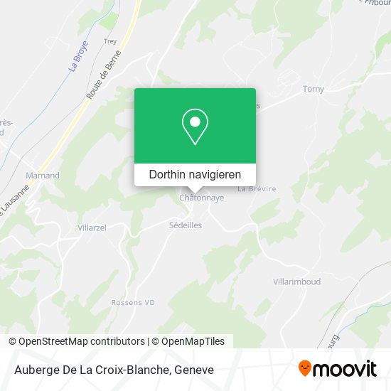 Auberge De La Croix-Blanche Karte