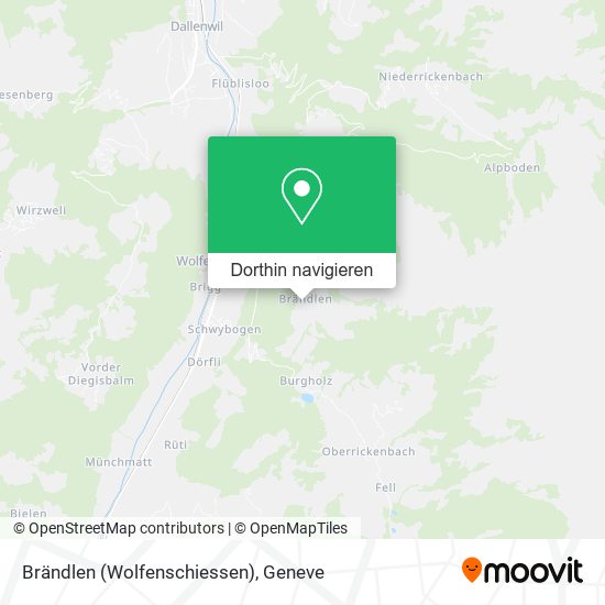 Brändlen (Wolfenschiessen) Karte