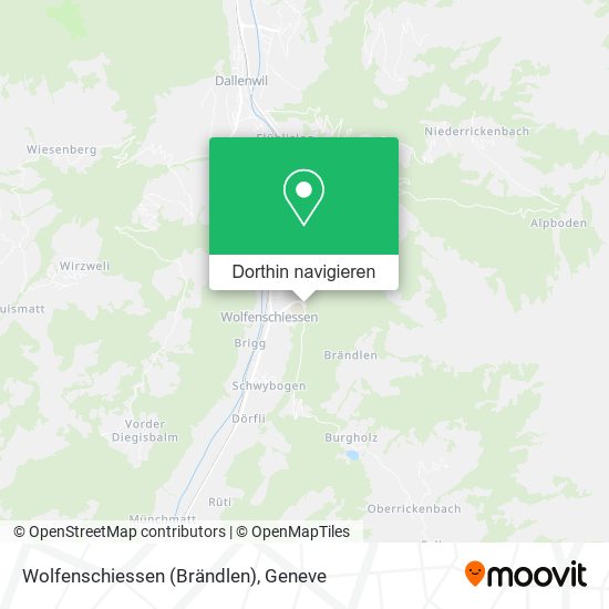 Wolfenschiessen (Brändlen) Karte