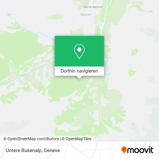 Untere Busenalp Karte