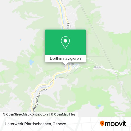 Unterwerk Plattischachen Karte