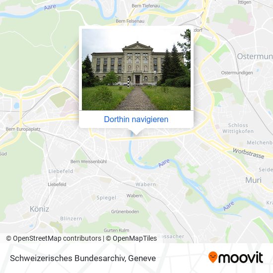 Schweizerisches Bundesarchiv Karte