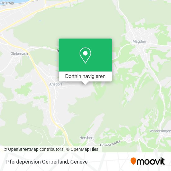 Pferdepension Gerberland Karte