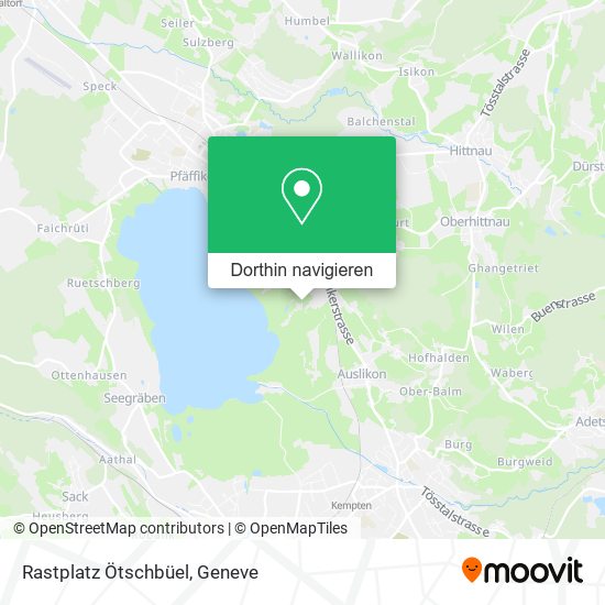 Rastplatz Ötschbüel Karte