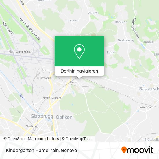 Kindergarten Hamelirain Karte