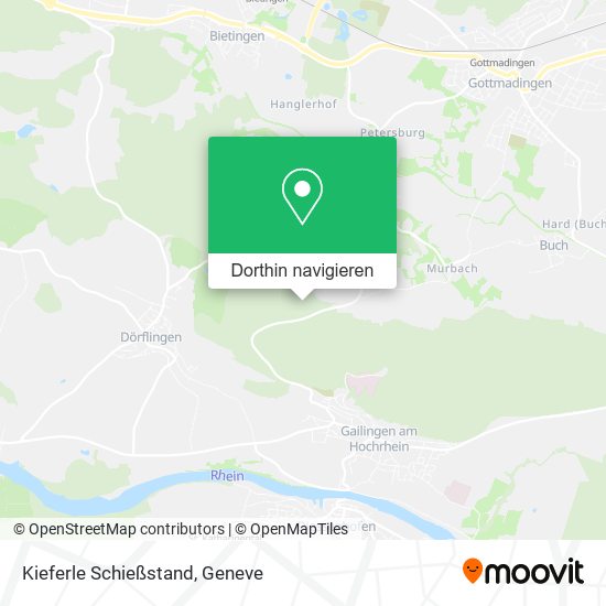 Kieferle Schießstand Karte