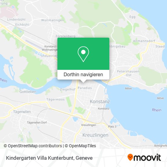 Kindergarten Villa Kunterbunt Karte