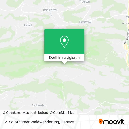 2. Solothurner Waldwanderung Karte