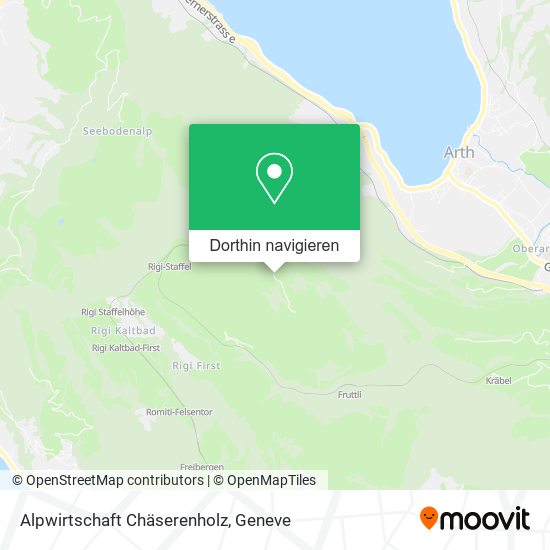Alpwirtschaft Chäserenholz Karte