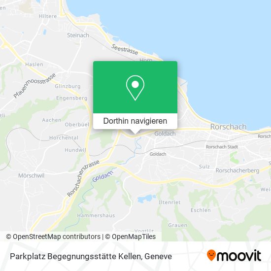 Parkplatz Begegnungsstätte Kellen Karte