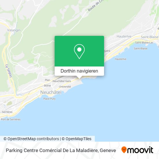 Parking Centre Comércial De La Maladière Karte