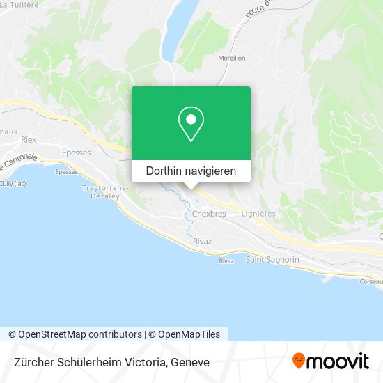 Zürcher Schülerheim Victoria Karte