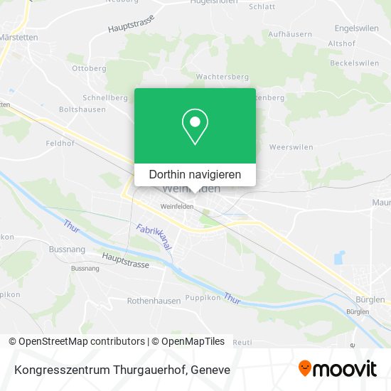 Kongresszentrum Thurgauerhof Karte