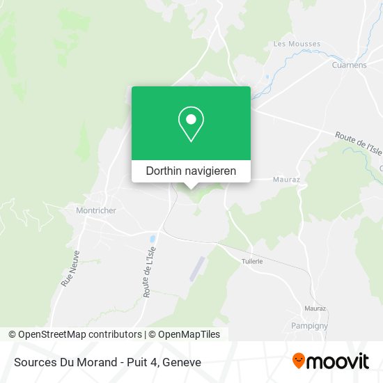 Sources Du Morand - Puit 4 Karte