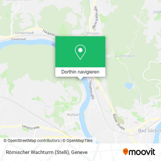 Römischer Wachturm (Stelli) Karte