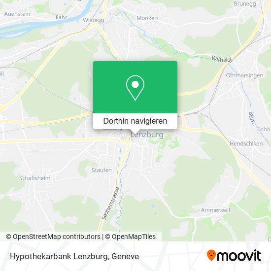 Hypothekarbank Lenzburg Karte