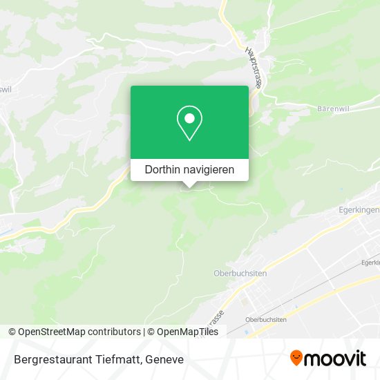 Bergrestaurant Tiefmatt Karte