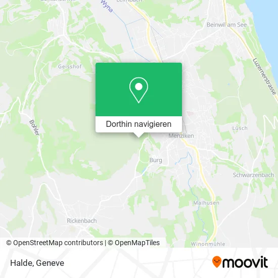 Halde Karte