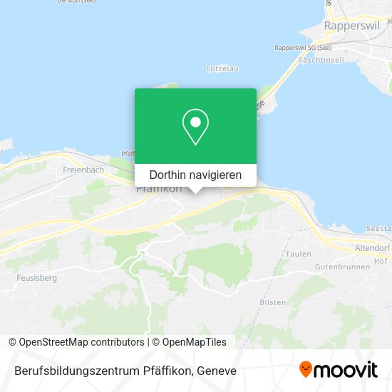 Berufsbildungszentrum Pfäffikon Karte