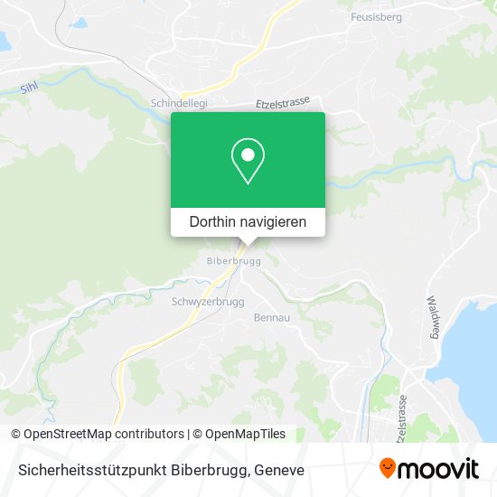 Sicherheitsstützpunkt Biberbrugg Karte