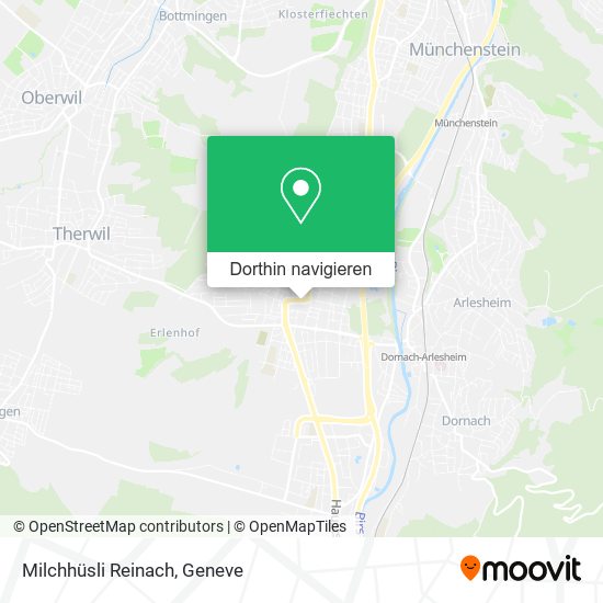 Milchhüsli Reinach Karte