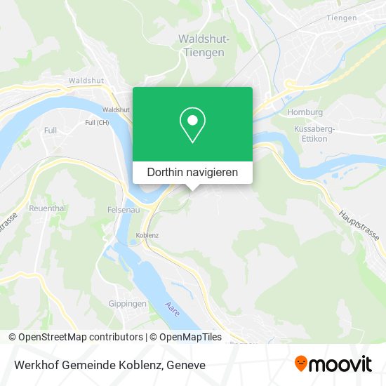 Werkhof Gemeinde Koblenz Karte